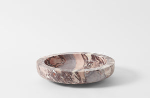 michael verheyden pink taupe and burgundy calcatta viola komm marble bowl