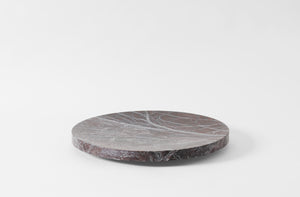 brown marble platter