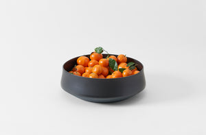 Materia Noir Porcelain Cirque Salad Bowl