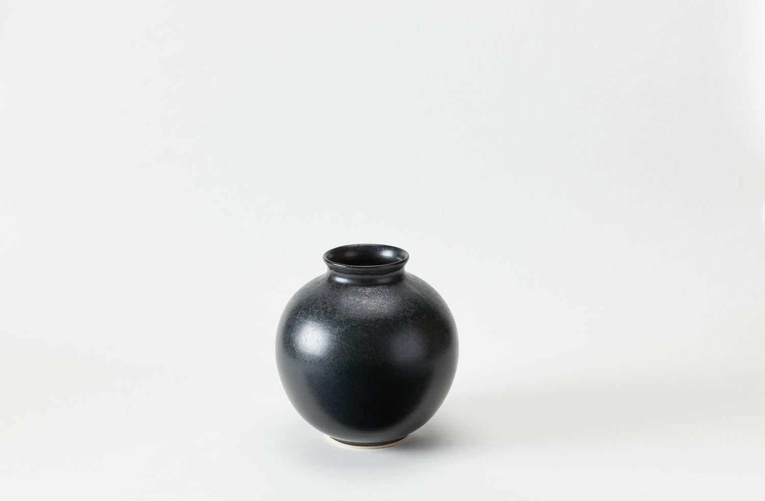 Christiane Perrochon Black Large Boule Vase