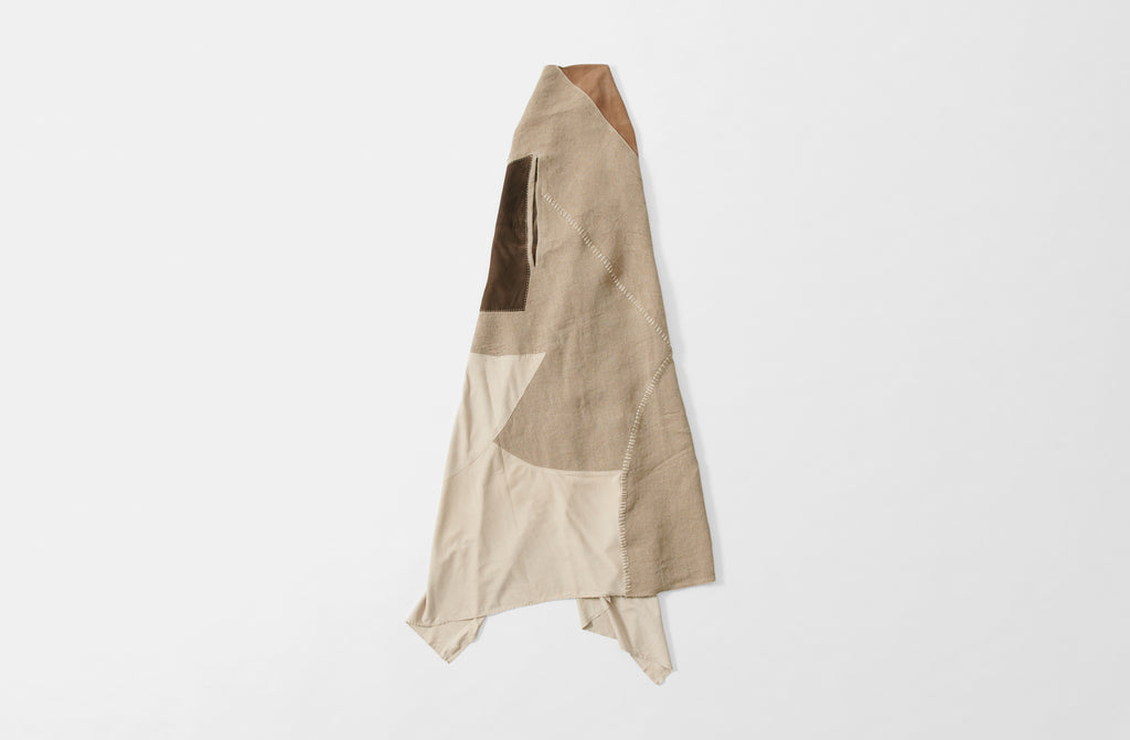 Peter Speliopoulos Linen Patchwork Throw