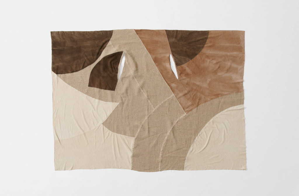 Peter Speliopoulos Linen Patchwork Throw