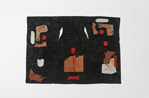 Peter Speliopoulos Suede Collage Throw