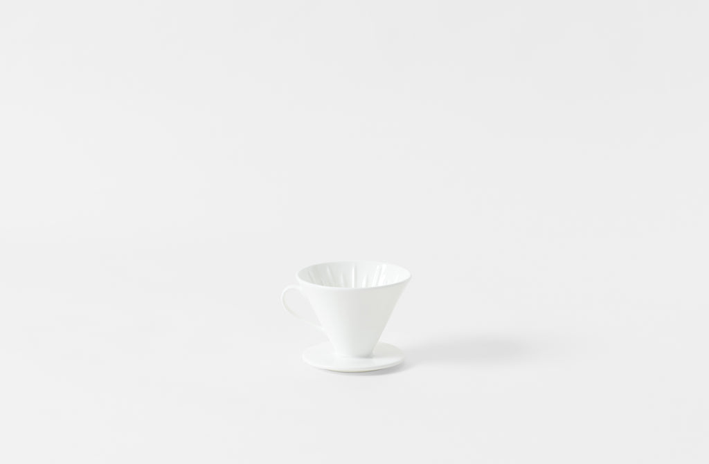 porcelain white coffee filter