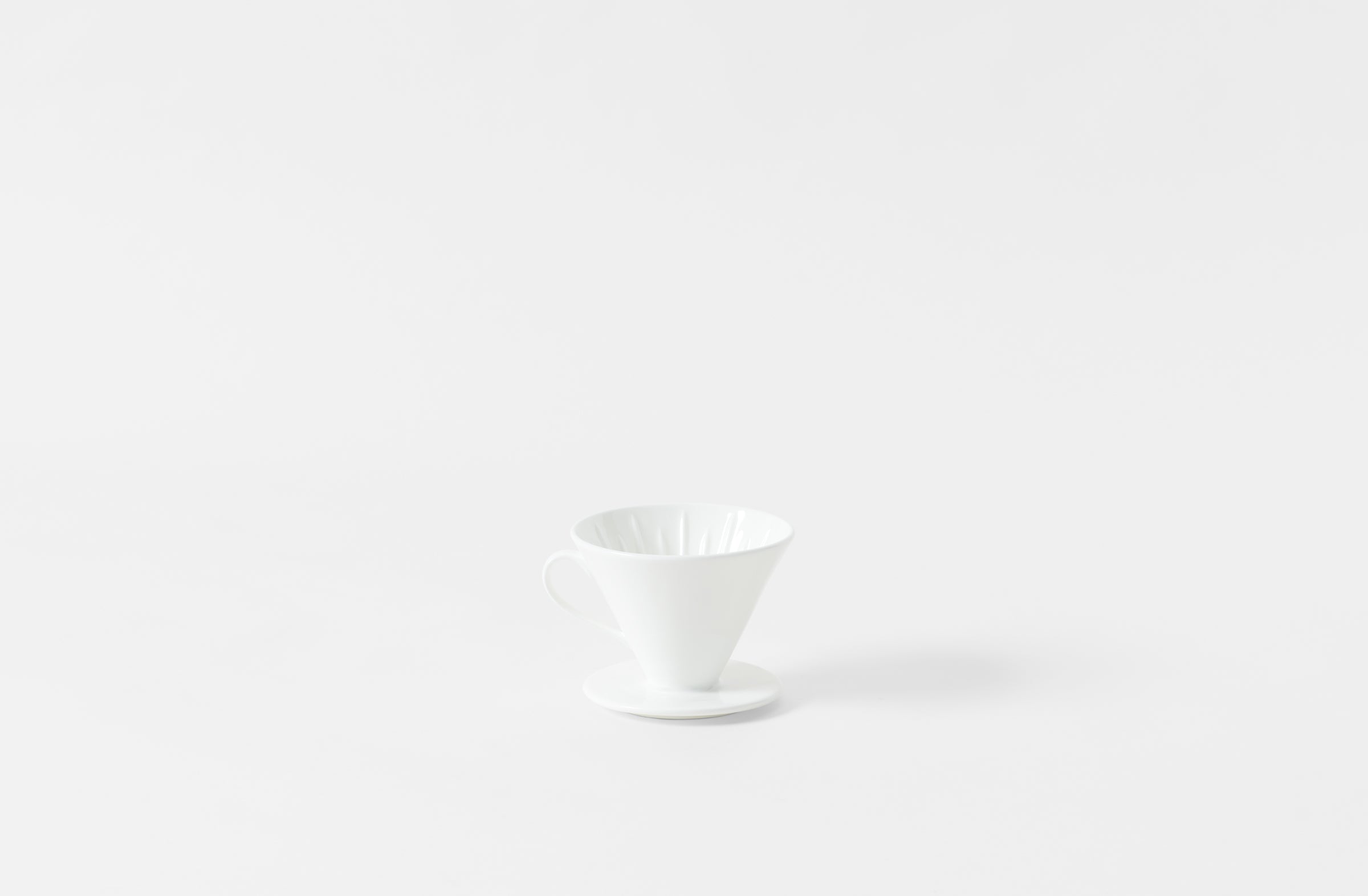 porcelain white coffee filter