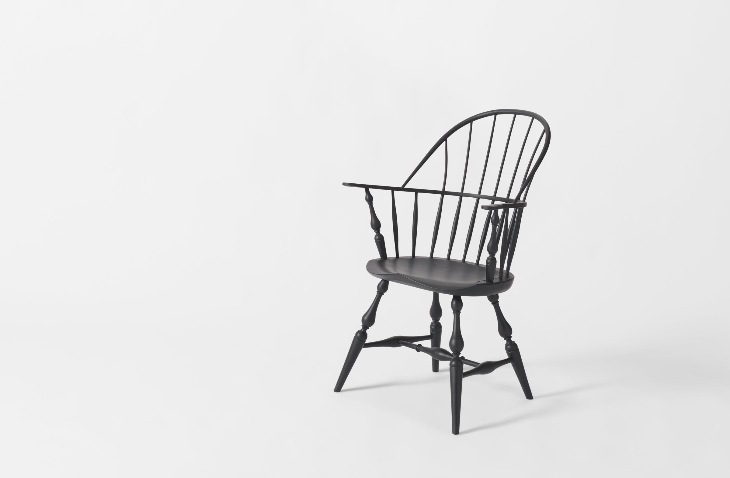 Sawyer Made Black Sack Back Armchair