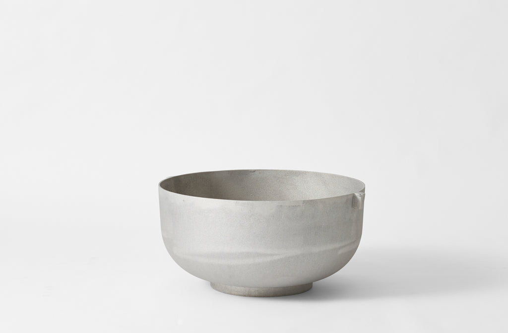Short Raw Cast Aluminum Planter