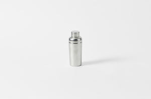 stile pewter cocktail shaker in a matte finish