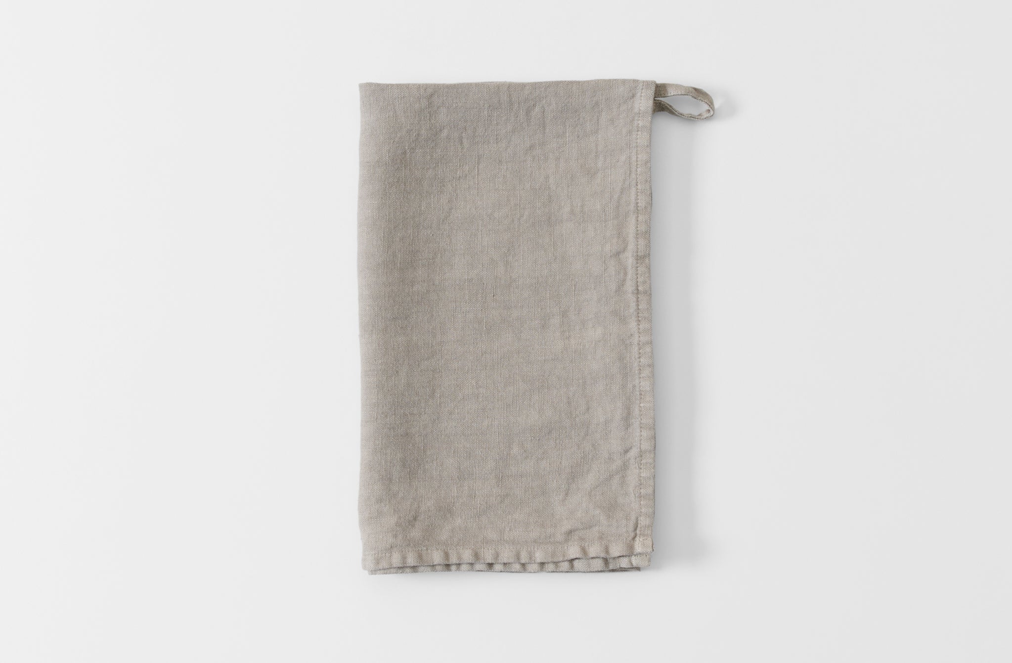 Taupe Linen Kitchen Towel