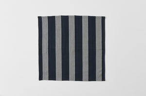 Off-White and Black Stripe Cotton Napkin
