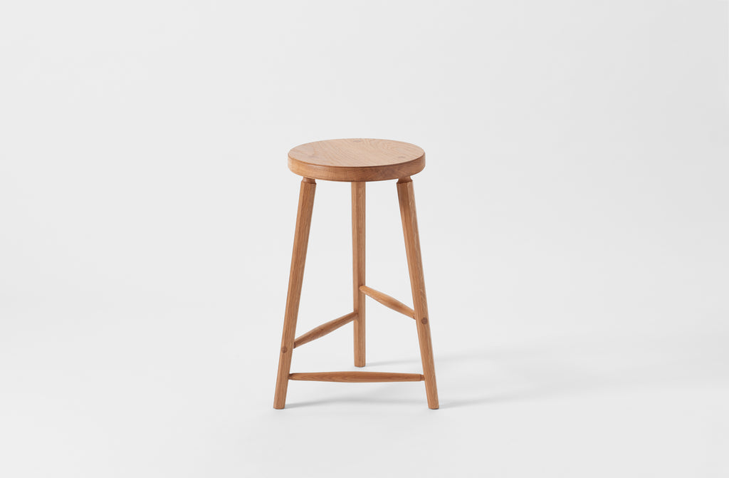 Geometric discount counter stool