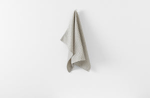 Tori Murphy MARCH Charcoal Herringbone Tea Towel