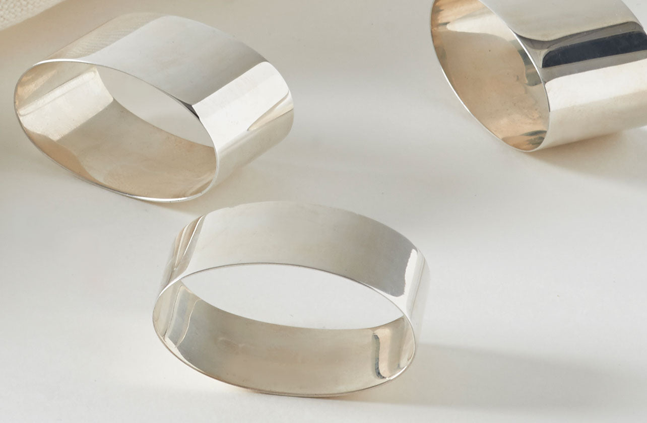 Sterling Silver Oval Napkin Ring
