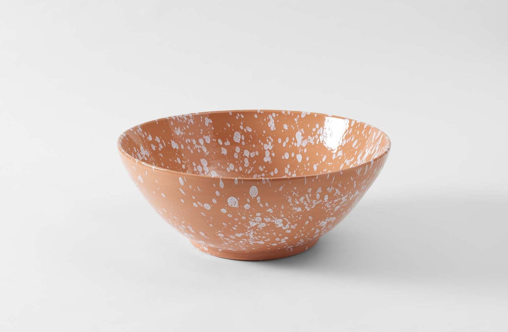 Terracotta serving bowl sale